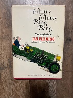 Chitty Chitty Bang Bang by Ian Fleming - Green Illustrated Hardcover